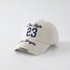 Boné de beisebol infantil estilo vintage para atacado, disponível em várias cores, chapéu de sol para atividades ao ar livre, boné de bebê personalizado com letra para outono