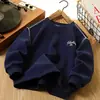 Moletom Hero Bear para Meninos de Crianças Maiores, Novo Estilo de Primavera para Alunos do Ensino Fundamental, Blusa Pulôver Infantil Estilosa, Roupa de Primavera para Meninas