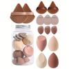 Explosiones transfronterizas Drifting Bottled 14 piezas Powder Puff suit Beauty Egg Thumb Powder Puff Cotton Powder Puff Mini Powder Puff