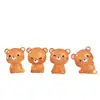 Animales Lindos con Luz Nocturna en Miniatura, Mini Osos y Conejos, Figuras Adorables, Adornos de Escritorio y Coche, Manualidades de Resina