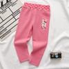 Venta Directa de Fábrica Leggings Elásticos de Taza de Té para Niñas Pantalones Nuevos de Otoño para Niños Ropa Exterior de Oso de Dibujos Animados Pantalones Largos 2176