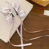 Pinza para el pelo popular estilo princesa con puntos de diamantes brillantes y lazo, accesorio para el pelo de doble coleta lateral para mujer, lindo