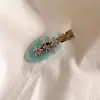 Grampo de Cabelo de Flor de Metal Doce e Cool Feminino Para Testa Cabelo Quebrado Sem Costura Franja Presilha Lateral Grampo de Cabelo Presilha de Bico Acessórios de Cabelo