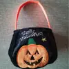 Bolsa de Doces de Halloween Portátil Tridimensional de Abóbora Bolsa de Presente para Crianças Adereço do Festival dos Fantasmas Bolsa de Halloween Bolsa para Doce ou Travessura