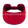 Diadema deportiva de algodón con ala ancha para mujer, de color liso, con nudo, antideslizante, ideal para yoga y antitranspirante.