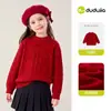 2 novos itens em 24 de agosto 15% de desconto Anti-pilling Suéter quente Dudu's para meninas para o inverno, fofo para meninas