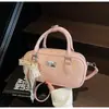 Bolsas Femininas de Alto Padrão Transfronteiriças, Versátil para a Primavera de 2026, Nova Bolsa Transversal da Moda, Bolsa de Mão Casual, Bolsa Boston Almofada