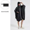 Poncho Impermeable de Comercio Exterior Tres en Uno Lona Multifuncional Esterilla de Suelo Impermeable para Montañismo Senderismo Poncho de Lluvia para Vehículo Eléctrico