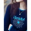 Suéter de punto de diseño europeo de alta gama con bloques de color y manga larga, top pullover de moda de invierno 2026