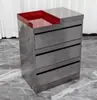 Gabinete de Herramientas de Acero Inoxidable para Barbería Salón de Peluquería Gabinete de Almacenamiento para Peluquería Carrito de Herramientas Gabinete con Cajones Carrito Pequeño para Cortar el Cabello