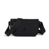 Bolsa transversal feminina multicamadas em lona, leve, simples, casual, bolsa para o dia a dia, bolsa pequena para viagens ao ar livre, bolsa de bolinho 2026