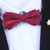 Gravata Borboleta Masculina Padrinho Noivo Vermelho Vinho Gravata Preta Camisa Social Vestido Casamento Vermelho Estilo Coreano Laço para Mulheres