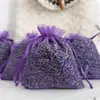 Saquitos de Flores Secas de Lavanda Suministrados de Fábrica en Bolsas de Malla de Gasa, Rellenos con Partículas de Flores Nuevas, Saquitos de Regalo Pequeños para Ventas Ambulantes