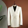 Terno Masculino Dupla Face Formal Conjunto de Terno Masculino Casual de Negócios Terno Dupla Face Conjunto de Três Peças