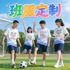 Roupa de Trabalho Customizada de Manga Curta em Algodão, Camisetas Culturais com Impressão de Logo, Roupas de Trabalho, Uniformes de Classe, Roupas para Reunião de Turma