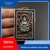 Latão Dupla Face Guanyin Buddha Marca Carro Chaveiro Pingente Ao Vivo TikTok Internet Celebrante Couro Bagagem Jóias