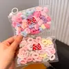 Faixa de Cabelo Antiderrapante com Rosca Infantil Elástico de Borracha Alta Elástico de Cabelo para Meninas Faixa de Cabeça Acessórios de Cabelo Faixa de Cabelo Toalha Tesouro