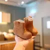 Botas Bebê Menina 2026 Outono Inverno Novas Botas Curtas Meninas Solado Macio Botas Pequenas de Couro para Meninas Botas Martin