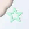 Acrílico Cortado Estrella de Cinco Puntas Móvil Teléfono Llave de Estrella Grande DIY Accesorios para el Cabello Colgante Colgante Joyería Accesorios Decorativos