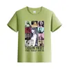 Camiseta de Algodón de Color Sólido de Manga Corta de Verano Ropa para Niños de Media Manga Ropa de Comercio Exterior para Padres e Hijos Ropa de Clase Camiseta Base Estampada con LOGO