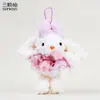 Llavero de Peluche Original de Princesa con Orejas Largas de Conejo, Muñeco de Conejo Lindo, Colgante para Bolsa de Niña, Regalo Pequeño