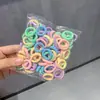 Argola para toalha para cabelo infantil elástico de alta elasticidade prendedor de cabelo feminino elástico de polegar para menina elástico de cabelo cordão de cabelo de bebê