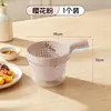 Cesta Escurridora de Doble Capa con Asa, Herramienta para Lavar Frutas, Lavabo Doméstico de Cocina con Filtro para Frutas y Verduras, Apilable para Almacenamiento