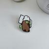 Broche Copyright Capibala Ins Lindo Dibujo Animado Insignia Acrílica al por Mayor 2 Yuan Adorno Regalo