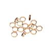Anillo de oro de 14 quilates con accesorios que preservan el color, anillo de cuentas, anillo de cuentas, conjunto de cuentas para bricolaje, collar, pulsera, colgante, venta al por mayor