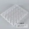 10 Piezas de Bandejas de Plástico Transparentes para Huevos, Bandejas para Huevos de Pato, Bandejas para Huevos de Paloma, Bandejas para Huevos Silvestres, Bandejas para Huevos Recubiertas de Barro, Cajas para Huevos