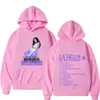 Sudadera con capucha para hombre y mujer de alta calidad, manga larga, moda casual, portada de álbum de la cantante Maria Bellesa 2025