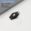 Rueda Universal sin Perforación Polea de Bola Adhesiva Base Móvil Engrosada Accesorios de Polea Pequeña Móvil para el Hogar Silencioso