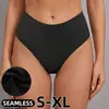 Xiyin Mais Vendido Calcinha Fio Dental Cintura Alta Sem Costura Roupa Íntima Respirável Macia Seda Gelo Tecido Perolado Calcinhas Sexy Atacado