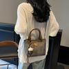 Bolsa Balde Portátil Tendência Versátil Feminina 2025 Nova Moda Casual Bolsa de Ombro Bolsa de Mão Toque de Alto Padrão para Mulheres