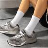 Meias Zhuji Masculinas Brancas de Cano Médio Quatro Estações Casal Anti-odor Respiráveis Absorventes de Suor Meias Esportivas Meias Curtas Meias Masculinas de Algodão