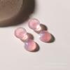 Gelatina de Sueño Japonesa Lentejuelas con Brillo Parche de Resina Media Píldora Accesorios diy Aretes Hechos a Mano Adornos para la Cabeza Material de Botones