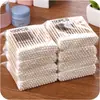 Cotonetes de cabeça dupla para maquiagem cotonetes descartáveis cotonetes para limpeza de ouvidos domésticos ponta fina haste de bambu bola de algodão limpeza higiene algodão