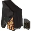 Cubierta para carrito de leña de otoño e invierno para exteriores de suministro transfronterizo de Amazon, cubierta de lluvia para leña doméstica, cubierta para leña en casa