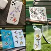 50 Paquetes Originales de Pegatinas de Flor de Cápsula de Dibujos Animados Transparentes para Cuaderno DIY, Taza de Agua, Guitarra, Pegatinas Decorativas