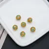 Aleación Color que Perdura Cloisonné Goteo de Aceite Agujero Pasante Cadena para Teléfono Cuentas de Barril Cuentas Espaciadoras DIY Joyería Pulsera Accesorios Materiales