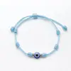 Europa e Estados Unidos personalidade transfronteiriça olho de diabo sete nós pulseira de mão trançada popular azul pulseira de amizade joia de feriado presente