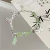 Pulsera de Perlas de Durazno Estilo Dulce y Femenino Más Vendida Diseño de Instagram Pulsera para Mejor Amiga de Estudiante Regalo de Cumpleaños