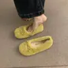 Pantuflas de gamuza de tacón bajo estilo coreano, nueva colección otoño/invierno 2026, forradas para abrigar, estilo mujer, con lazo y diseño de punta poco profunda