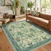 Alfombra de Sala de Estar Bohemio para Dormitorio, Alfombrilla Antideslizante para Mesita de Noche, Felpudo para Hotel B&B, Disponible en Amazon