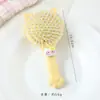 Peine de Almohadilla de Aire con Diseño Hueco de Pata de Gato de Dibujos Animados Portátil Lindo Gatito Peine con Airbag Suave Bonita Peine Masajeador para Niña