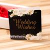 Tarjeta de felicitación de cumpleaños con diseño creativo transfronterizo, sencilla y bronceada, para enviar a personas en una floristería, como una tarjeta de posventa navideña al por mayor.