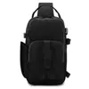 Bolsa de Pesca Camuflada para Iscas Masculina de Ombro Único e Peito para Montanhismo Outdoor e Caminhada Multifuncional