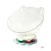 Juguete de nido para gatos transparente tipo cápsula espacial, nido para gatos giratorio multifuncional, apto para todas las estaciones, nido de descanso para entretenimiento propio del gato