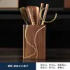 Set de Seis Piezas de Madera de Nogal Lujo Ligero para Ceremonia del Té, Utensilios de Té Kung Fu, Pinzas para Té de Madera Maciza para Uso en Casa, Accesorios para Ceremonia del Té