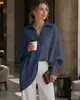 Suéter de punto pullover de cuello redondo para mujer, estilo cruzado europeo y americano, otoño e invierno 2026, suéter casual de color liso holgado para mujer, Amazon